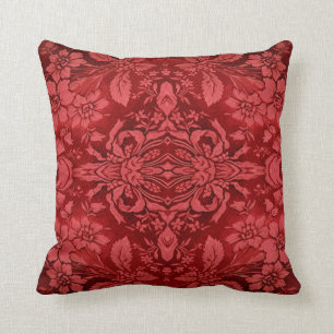 Almofada Travesseiro floral vermelho de MoJo do teste