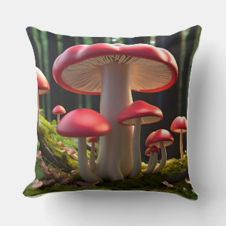 Almofada Travesseiro Floresta de Cogumelos Caprichosa – Des