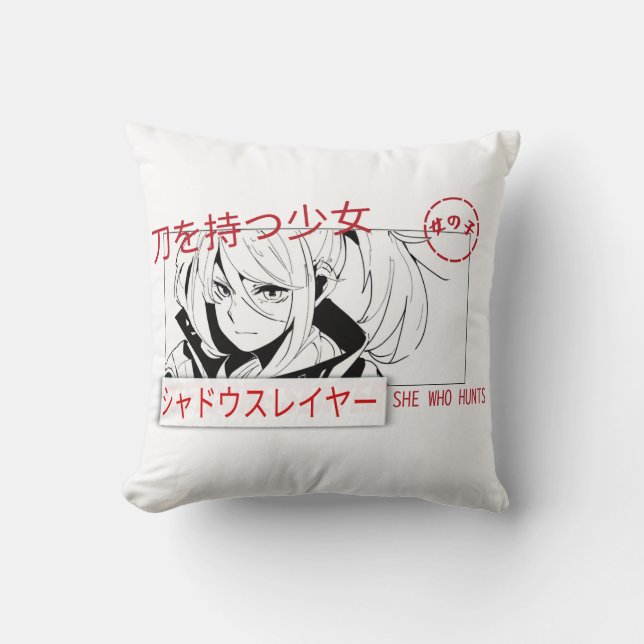 Almofada Travesseiro Fofo de Anime (Frente)
