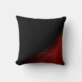 Almofada Travesseiro Fratural Vermelho, Preto e Branco Reve