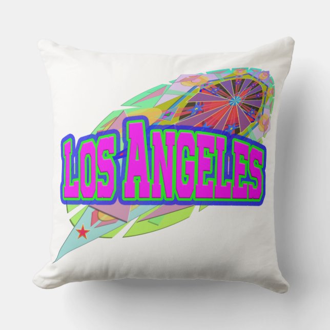 Almofada Travesseiro Futuro de Los Angeles (Frente)