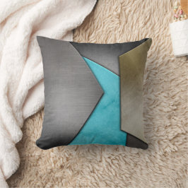 Almofada Travesseiro Geométrico Metálico