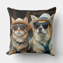 Almofada Travesseiro Grande CatDog