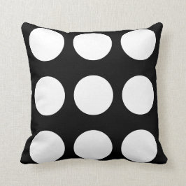 Almofada Travesseiro grande preto e branco