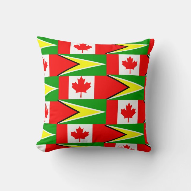 Almofada travesseiro guianês-canadense (Frente)