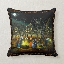 Almofada Travesseiro home da decoração do Dia das Bruxas "a