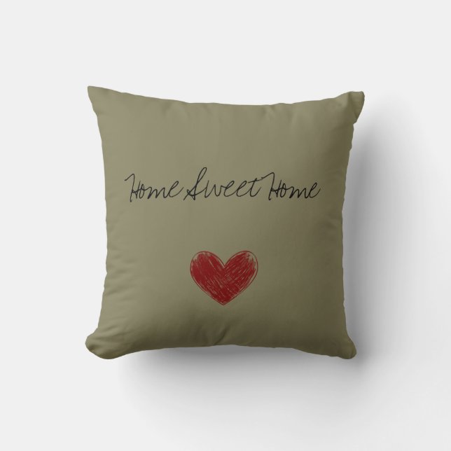 Almofada Travesseiro Home doce Home (Frente)