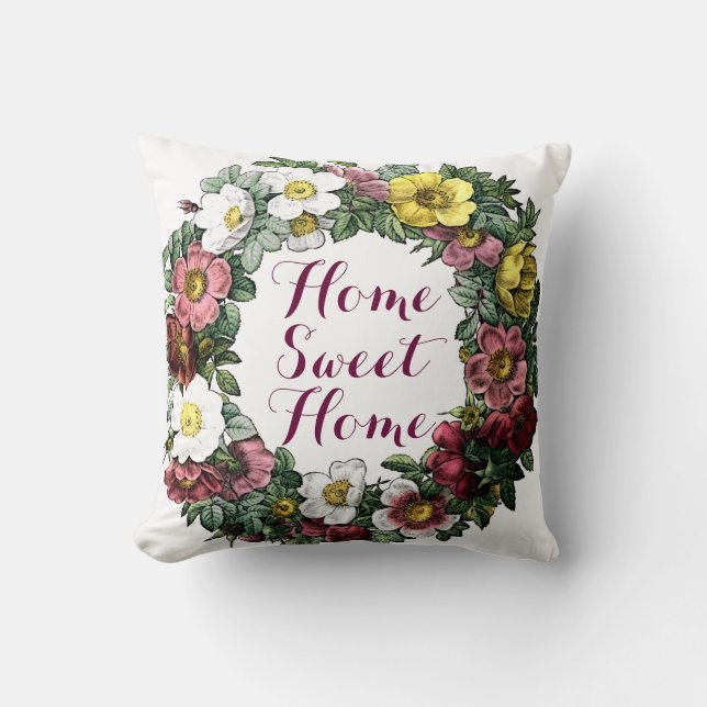 Almofada Travesseiro home doce Home, coxim home doce da (Frente)