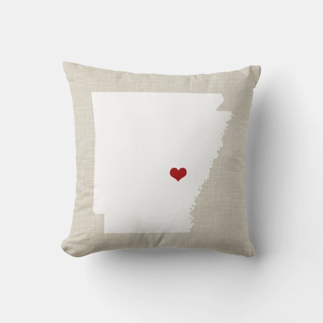 Almofada Travesseiro Home novo 16" do estado de origem de (Frente)