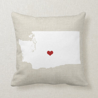 Almofada Travesseiro Home novo 16" do estado de Washington