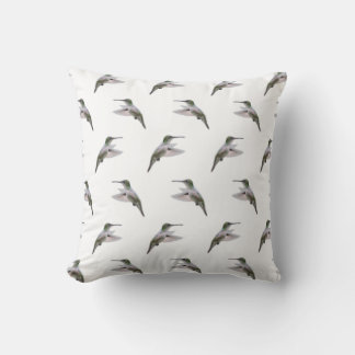 Almofada Travesseiro Hummingbird Frenzy (Branco)