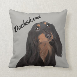 Almofada Travesseiro ilustrado Dachshund