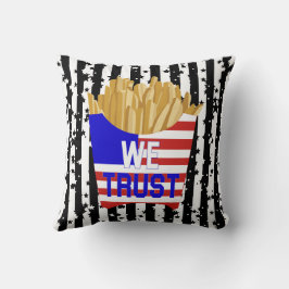 Almofada Travesseiro In Fries We Trust 