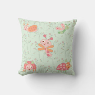 Almofada Travesseiro Infantil Happy Little Bugs