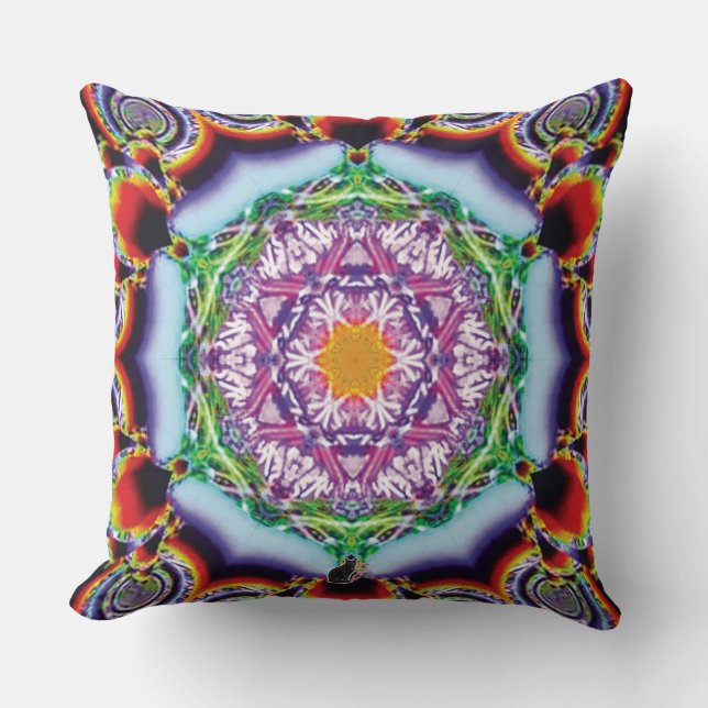 Almofada Travesseiro Kaleidoscópio ao Estilo de Zion (Frente)