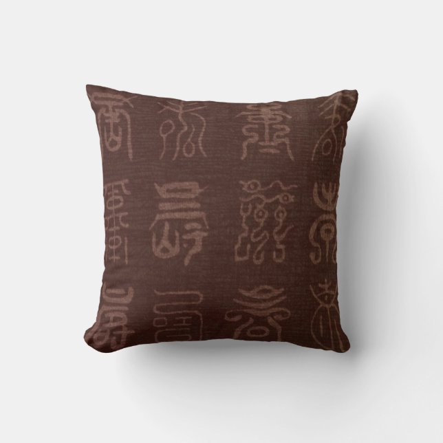 Almofada Travesseiro Kanji Chinês (Frente)