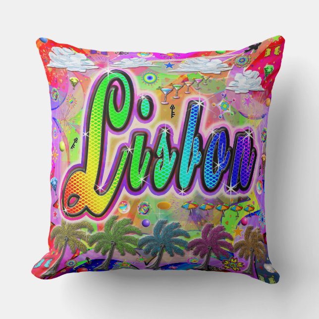 Almofada Travesseiro Lisboa Vista Express (Frente)