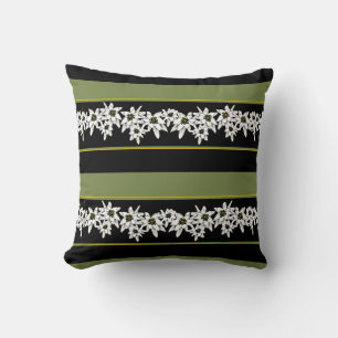 Almofada Travesseiro listrado Edelweiss elegante