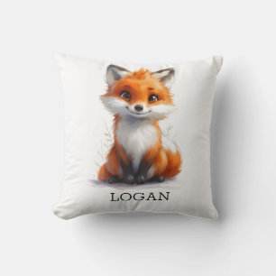 Almofada Travesseiro Logan Fox Cub Personalizado