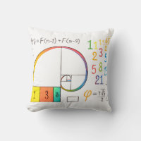 Travesseiro Matemático de Sequência Fibonacci