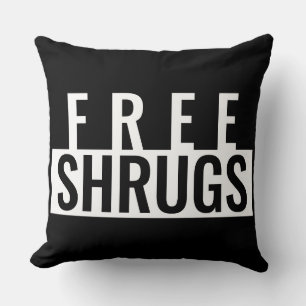 Almofada Travesseiro Minimalista Free Shrugs