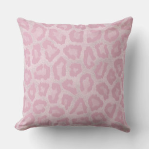 Almofada Travesseiro moderno abstrato-leopardo-rosa-Pastel