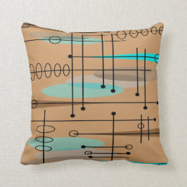 Almofada Travesseiro Moderno do Século médio Atômica 11