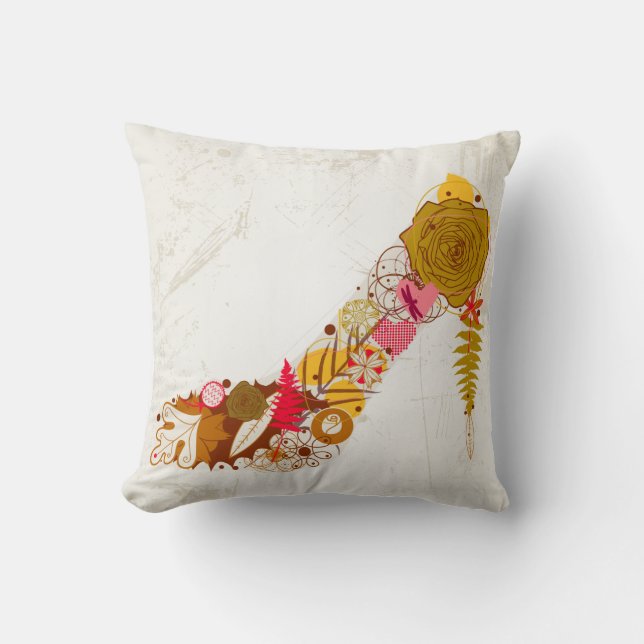 Almofada Travesseiro MoJo Americano Calçado Flor (Frente)