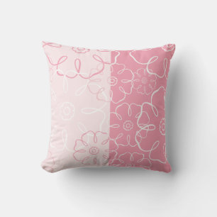 Almofada Travesseiro MOJO Americano Floral Rosa