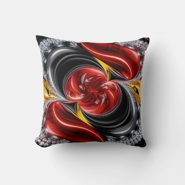 Almofada Travesseiro MoJo com Design de Cores Alemãs (Frente)