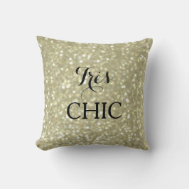 Almofada Travesseiro Muito CHIC Muito Dourado