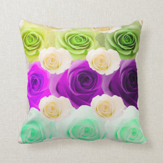 Almofada travesseiro multicolorido do rosa 3D
