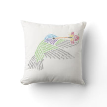 Travesseiro mundial de beija-flor