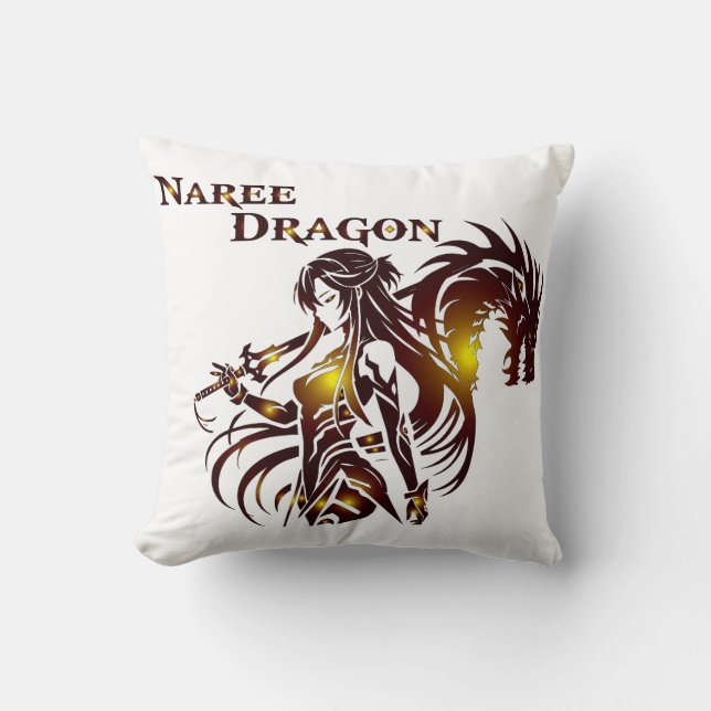 Almofada Travesseiro Naree Dragon (Frente)