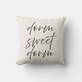 Almofada Travesseiro Neutro “Dorm Sweet Dorm” | Marfim e Ci
