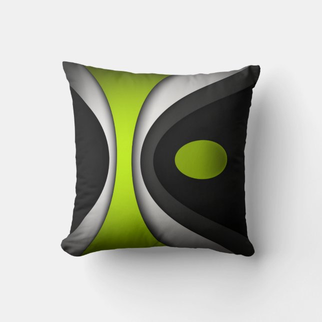 Almofada Travesseiro no estilo abstrato moderno (Frente)