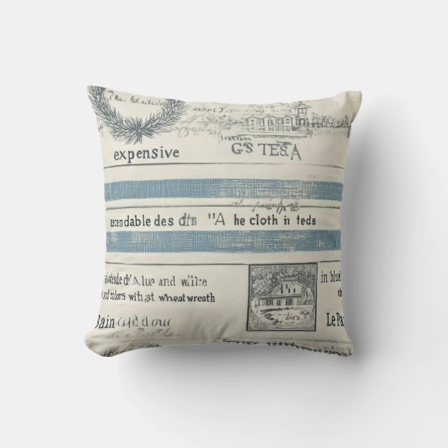 Almofada Travesseiro no Oceano com Detalhes do Mar (Frente)