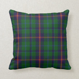 Almofada Travesseiro novo da xadrez de Tartan do clã à mo