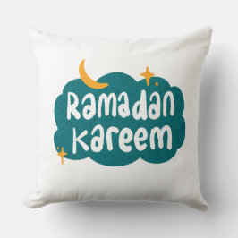 Almofada Travesseiro Nuvem e Estrelas Ramadan Kareem