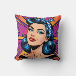 Almofada Travesseiro Oh My Stars Retro Pin Up