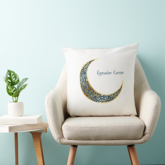Almofada Travesseiro Ornado Crescente Lua Ramadan (Cadeira)