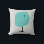 Almofada Travesseiro para bebê do Pintinho moderno, Turques<br><div class="desc">Este doce travesseiro decorativo lembra os designs da América do médio e é perfeito para o quarto de um bebê ou de uma criança. O pequeno pintinho está em turquesa. Está lindamente combinado com o meu outro pintinho de turquesa, também à venda no Zazzle no meu compro. Por favor, entre...</div>