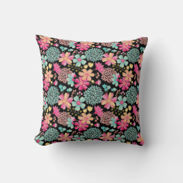 Almofada Travesseiro para Berçário com Estampa Floral para 