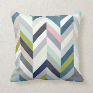 Almofada Travesseiro Pastel Herringbone