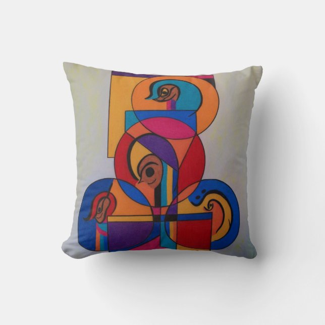 Almofada Travesseiro pequeno das caras (Frente)