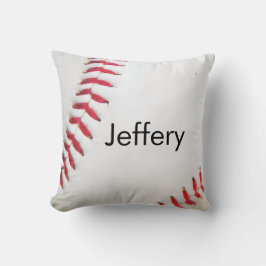 Almofada Travesseiro Personalizado Branco de Beisebol com c