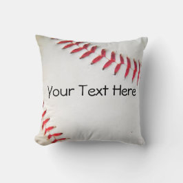 Almofada Travesseiro Personalizado Branco de Beisebol com c