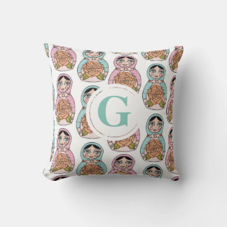 Almofada Travesseiro Personalizado da Boneca Nesting matryo