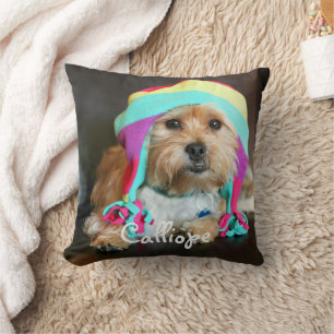 Almofada Travesseiro personalizado da foto do animal de