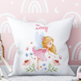 Almofada Travesseiro Personalizado de Berçário da Menina Fa